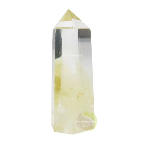 Quartz citron lemon pointe amplificateur propriétés bienfaits cristal de roche