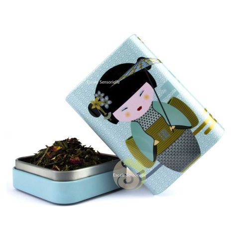 Thé fleur de cerisier sakura japonais thé vert sencha