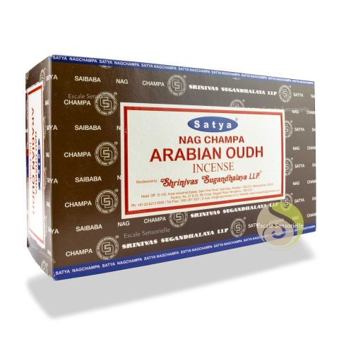 Arabian oudh Satya encens naturel indien parfum bois de santal 12x15g