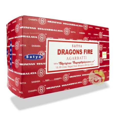 Dragon fire Satya encens parfum épicé apaise et calme l'esprit