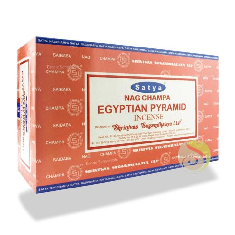 Egyptian pyramid Satya encens naturel indien parfum fruit, épices et résines