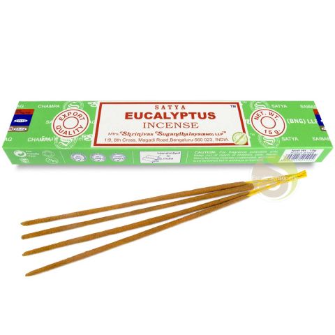 Encens eucalyptus Satya ayurvédique apaise purifie les intérieurs de maison