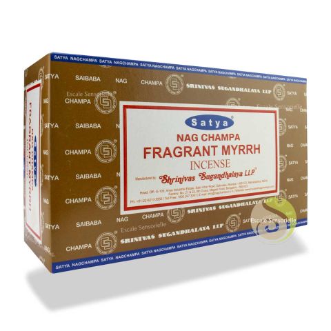 Fragant myrrh Satya encens naturel indien parfum de myrrhe et de résines