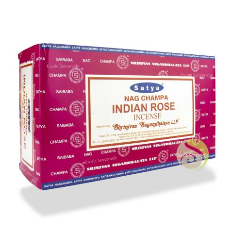 Indian rose Satya encens naturel indien parfum de roses et de résines
