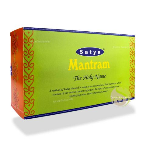 Mantram Satya encens naturel indien parfum balsamique frais résineux
