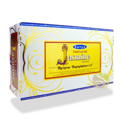 Natural jasmine Satya encens indien parfum jasmin et résines 12x15g