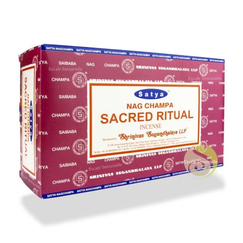 Sacred ritual Satya encens naturel indien parfum fleuri, fruité et sang de dragon
