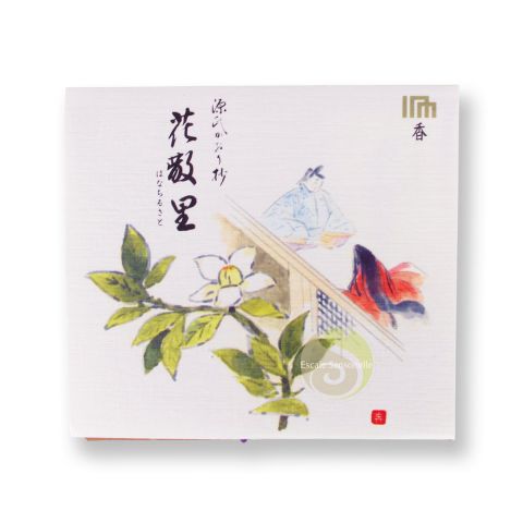 Series Genji hanachirusato shoyeido coffret d'encens champs de fleurs 4 parfums premium