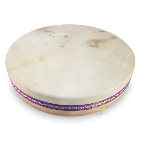 Tambour océan diamètre 40cm peaux naturelles instrument de musique