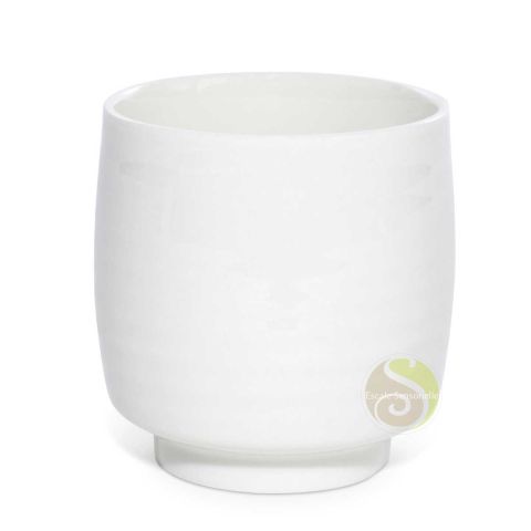 tasse white à thé céramique 180ml fabrication artisanale