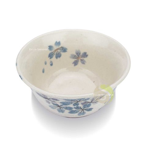 Tasse céramique japonaise à thé bleue