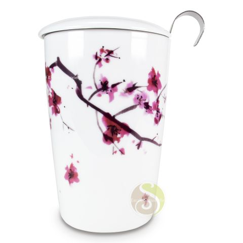 Tisanière céramique Sakura fleurs de cerisier japonais