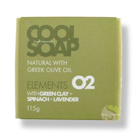 Savon naturel argile verte lavande Cool Soap ELEMENt The cCool Project