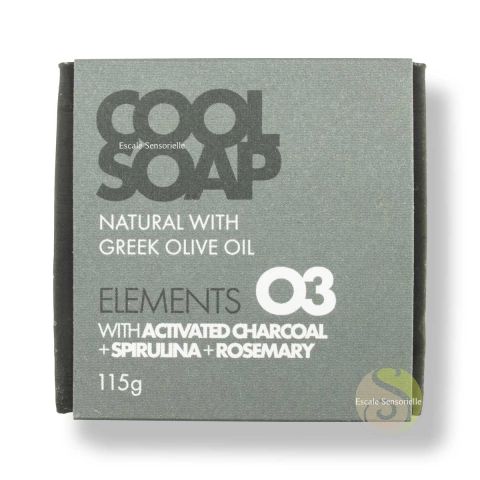 Savon Cool Soap Elements romarin & charbon actif The Cool Projects