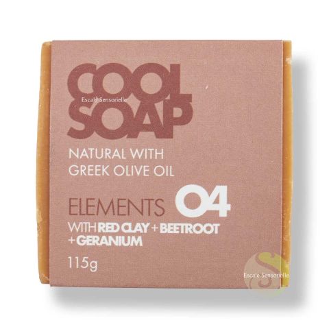 Savon Cool Soap Elements géranium & argile rouge The Cool Projects
