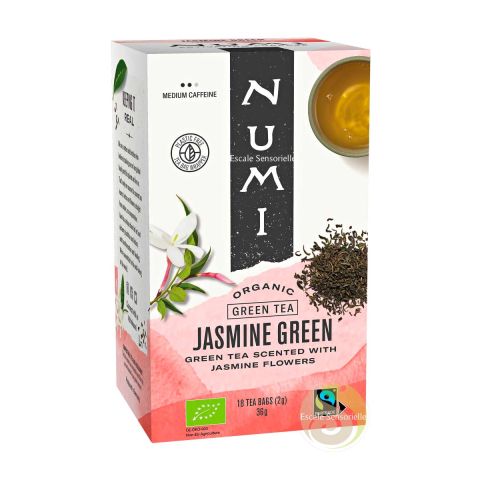 Thé vert jasmin sans arôme ajouté numi tea bio
