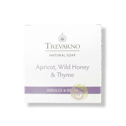 Saponifié à froid savon Trevarno abricot miel et thym exfoliant doux