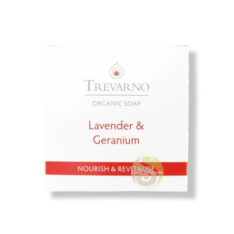 Savon Trevarno bio lavande et géranium nourrissant revitalisant
