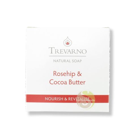 Savon revitalisant et nourrissant rose musquée beurre de cacao Trevarno