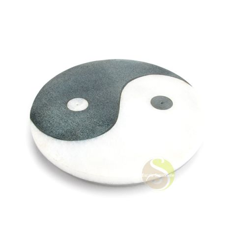 Yin Yang support à encens marbre et stéatite encens indien