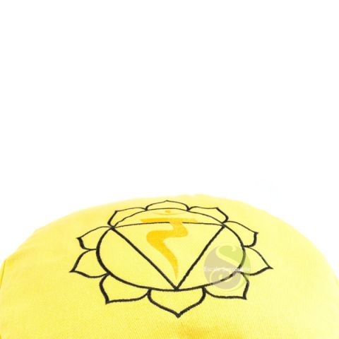 Zafu méditation 3ème chakra solaire jaune