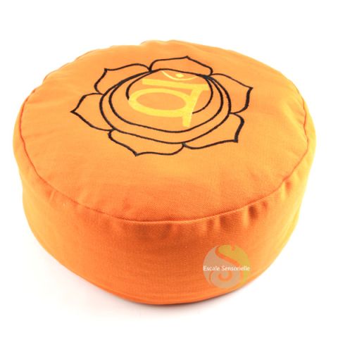 Magasin coussin zafu 2ème chakra orange signification bouddhiste symboles