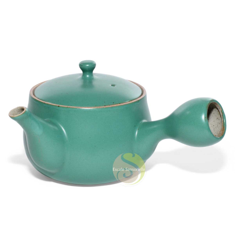 Yokode verte théière céramique kyusu 600ml cérémonie du thé