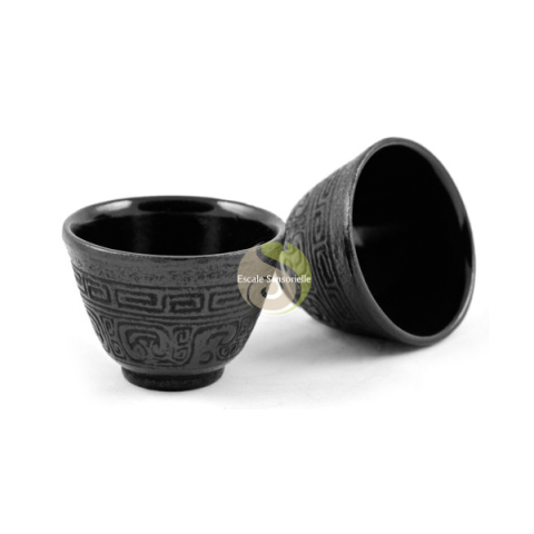 Tasses en fonte Fuyuka noires