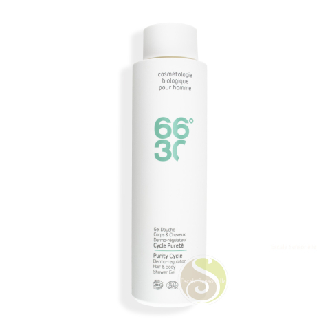 Gel douche bio corps & cheveux -dermo-régulateur pour homme