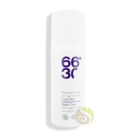 Régénérant visage anti-âge complet bio 66°30  - Cycle nuit 