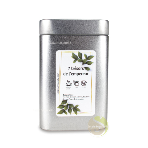 Infusette 7 trésors de l'empereur thé pêche fruits du verger