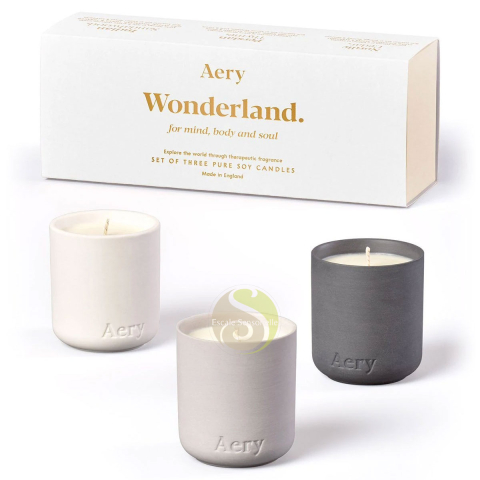 Wonderland coffret cadeau 3 bougies Aery living collection fernweh