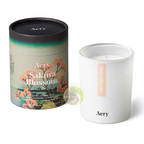  Sakura Blossom bougie luxe cerise, agrumes et pêche Aery Living