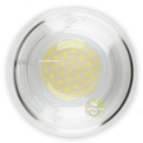 Carafe Alladin fleur de vie or