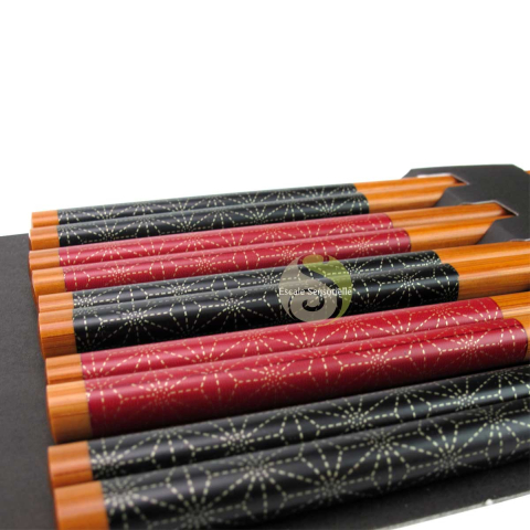 Baguettes japonaises asanoha