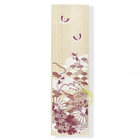 Baguettes japonaises rouge & noir sakura
