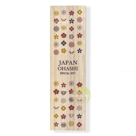 Baguettes japonaises torsadées fleurs de cerisier