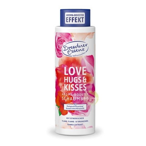 Bain moussant ylang ylang, orange et tonka Love, hugs and kisses Dresdner Essenz vegan
