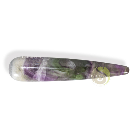 Fluorite bâton de massage pour réflexologie, acupuncture