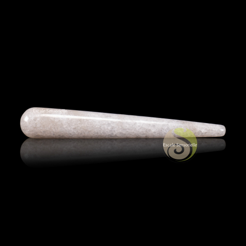 Bâton de massage - Marbre blanc