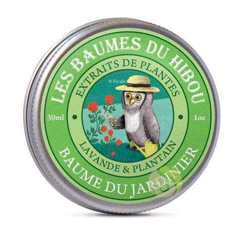 Baume du jardinier bio du Hibou apaise et répare