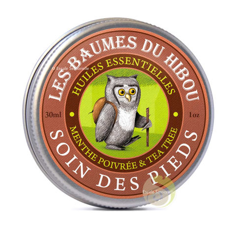 Soin des pieds baumes bio du Hibou pieds fatigués abîmés Oléanat