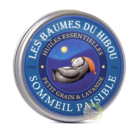 Solution contre les insomnies baumes sommeil paisible du Hibou Bio 