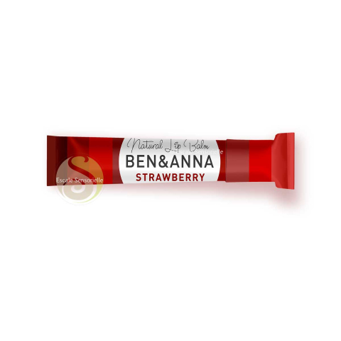 Baume à lèvres fraise certifié natrue et sans plastique
