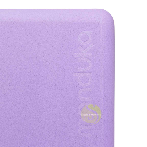 Brique de yoga en mousse recyclée - Paisley Purple