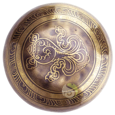 Bol tibétain chantant mantra - 1770g