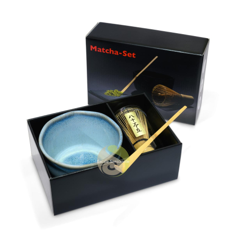Coffret débutant cérémonie du thé matcha bol fouet et cuillère
