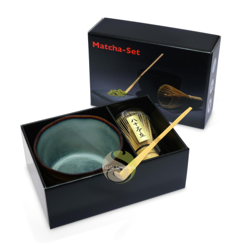 Coffret matcha blue hour pour s'initier à la préparation du thé