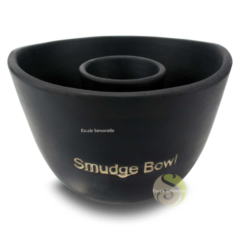 Support noir pour bâton de sauge