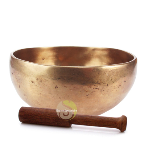 Bol tibétain chantant gravé Tara - 418g